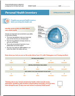 Personal Health Inventory - Patient Self-Assessment 