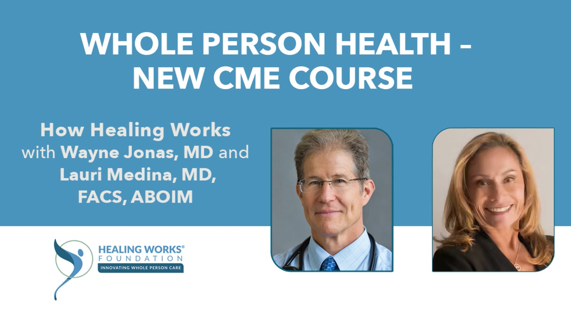 Interview with Dr. Lauri Medina (Whole Person Health – New CME Course)