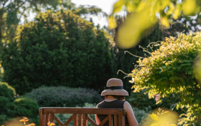Woman in Garden